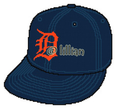 MLB ~ DETROIT TIGERS Cap Cross Stitch Pattern - $3.95