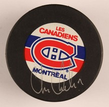 Chris Chelios Signed Official NHL Ziegler Puck Canadiens - £77.84 GBP