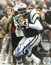 Harold Carmichael signed Philadelphia Eagles 8x10 Photo #17 (green jersey) - £27.45 GBP