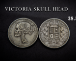 VICTORIA SKULL HEAD COIN by Men Zi Magic - $11.87