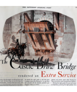 1930 Sinclair Opaline Motor Oil Advertisement Automobilia Castle Bridge ... - €34,49 EUR