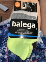 Balega Men’s Green Hidden Comfort Sole Cushioning Running Socks Size XL No Show - £11.70 GBP