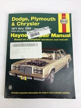 Haynes Automotive Repair Manual 30050(2098) Dodge Plymouth Chrysler 1971 to 1989 - £14.30 GBP