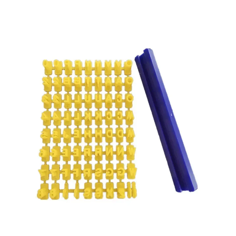 Ceramic Art Alphabet Number Letter Polymer Clay Presser Stamp Printing m... - $6.04