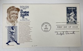 Dolph Camilli Signed Autographed Vintage Babe Ruth First Day Cover FDC - COA/HOL - £31.46 GBP