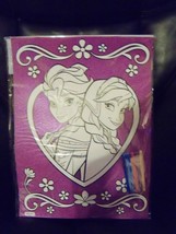 Disney Frozen Elsa/Anna Glitter Coloring Sheet with 5 Markers NEW HTF - £10.90 GBP