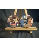 Aladdin and Pinocchio shirt pins - $34.28 CAD