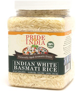 Pride of India Extra Long White Basmati Rice, 1.5 lb plastic PET jar - $30.17 CAD