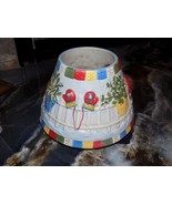 YANKEE CANDLE WINTER SNOW PLAY CHRISTMAS MITTENS JAR CANDLE SHADE TOPPER - €15,37 EUR