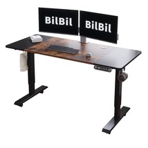 55 X 24 Inches Height Adjustable Electric Standing Desk, Ergonomic Sit Stand Upl - £150.00 GBP