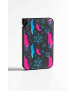 RFID Slim Wallet: Geometric Print Aluminum Pop Up Card Holder - $496.00 MXN