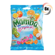 6x Bags Storck Mamba Tropics Assorted Mix Fruit Chews 3.52oz ( Fast Ship... - $21.01