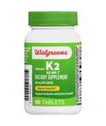 Walgreens Vitamin K2 As MK-7 100 mcg Tablets, 60.0 ea - $451.41 MXN