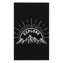 EXPLORE Rally Towel: 11x18, Personalized, Inspirational Mountain Sunrise... - $17.51