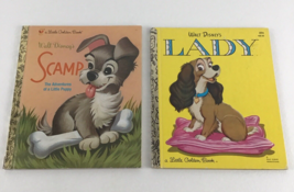 Little Golden Book Disney Lady Scamp Adventures Of A Pup Vintage Storybook 1981 - $17.77