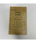 Indicator Waffle Iron Instructions and Recipes Booklet F-5746 USA - €3,99 EUR