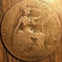 1919 Uk Great Britain Half Penny - £1.35 GBP