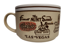 VIntage Las Vegas Casinos Coffee Mug Souvenir Sands Stardust Tropicana Dunes - £12.25 GBP