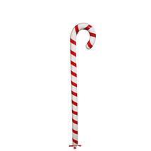 Peppermint Candy Cane No Base Over Sized Statue - $911.43