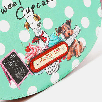 Nicole Lee USA Vegan Leather Polka Dot Shoulder Bag Item image 6