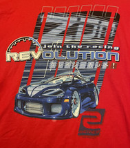 Vintage ZŪM Speed Zum Car T-Shirt Red Dykom XXL 2001 Join The Racing Revolution - £30.36 GBP