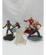 Lot Of (6) Disney Marvel Infinity 2.0 Figures Thor Iron Man Black Widow + - €17,22 EUR