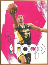 1995 Hoop NBA Program Indiana Pacers Reggie Miller Boston Celtics Edition  - £7.89 GBP