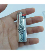 Lighter Case Mini Bic Sterling 925 Silver Super Rare Unique Antique Cove... - £82.70 GBP