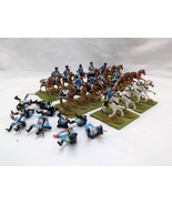 (6) Painted Napoleonic Infantry With Swords Cavalry Groups 15MM Miniatures - €23,98 EUR