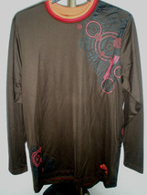 Men&#39;s Nike Air Basketball Shirt Dark Brown w/Cool Graphics Sz Large MINT! - £23.34 GBP