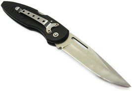 Frost Cutlery Stainless Steel Lock Back Folding Pocket Knife - £7.89 GBP