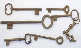 Vintage antique keys big set - £19.57 GBP