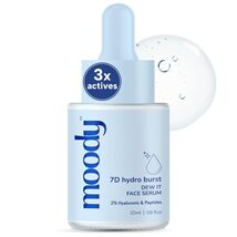 Moody 2% Hyaluronic Face Serum with Niacinamide Peptides For Dewy Hydrat... - $30.41