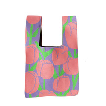 Fresh Flower Knitted Shoulder Handbag Versatile Casual versatile woven b... - £13.20 GBP+