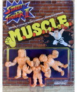 Street Fighter II M.U.S.C.L.E. Pack B Mini-Figures - Ken, Dhalsim, Balro... - $7.91