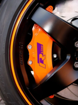 R Line Stickers for brake calipers - sporty style 6pcs, purple color - $17.99