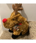 Fairview Reindeer Stuffed Animal Plush Christmas Holiday Decor 17&quot; Large... - £14.08 GBP