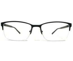 Alberto Romani Eyeglasses Frames AR 4005 BK Black Gray Rectangular 54-17-140 - £43.76 GBP