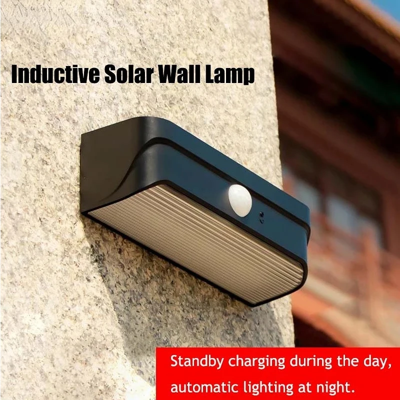 New Sensor Solar Light LED Outdoor Waterproof Garden Light Solar Powered Sconces - £18.60 GBP