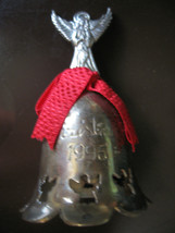 Vintage Silver Plated Bell &quot;Christmas 1996&quot; made by the International Silver Co. - £7.17 GBP