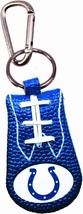 NFL Indianapolis Colts Blue Football Textured Keychain w/Carabiner by GameWear - £19.17 GBP