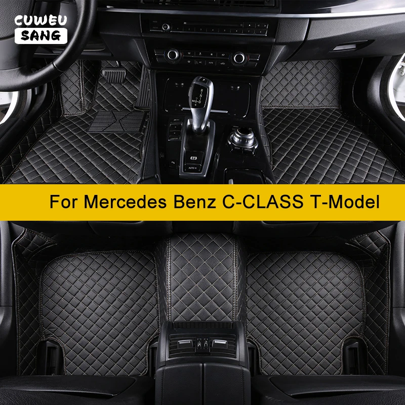 CUWEUSANG Custom Car Floor Mats For Mercedes Benz C-CLASS T-Model S203 S... - $82.78