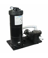 Above Ground Pump 1.5 HP 150 Sq Ft Cartridge Filter System with Element - £593.90 GBP