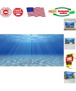 HD Underwater World Fish Tank Background - 30x18 Inches - Easy Installation - $315.07 MXN