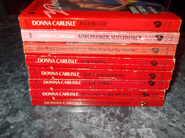 Silhouette Desire Donna Carlisle lot of 8 Contemporary Romance Paperbacks - £7.16 GBP