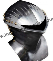 Medieval knight armor Frogmouth helmet 18GA Jousting Helmet for tournament helm - £209.64 GBP