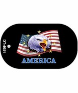 American Eagle Metal Novelty Dog Tag Necklace DT-4051 - $21.66 CAD