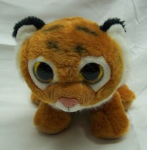 Ty Beanie Baby Boos Cute Tiggs The Big Eyed Tiger 5&quot; Plush Stuffed Animal 2015 - £11.86 GBP
