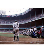 Babe Ruth Bows Out Retirement Stadium Photograph Photo Poster Print Colo... - $26.99+