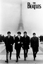 Beatles poster group shot walking Paris 61 cm by 91.4 cm the-
show original t... - £35.22 GBP